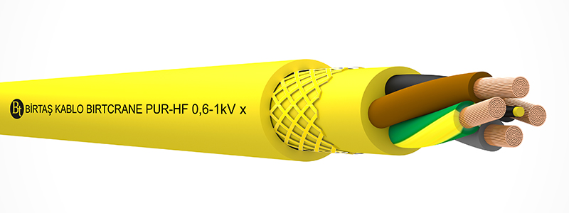 BIRTCRANE PUR-HF 0,6/1 kV